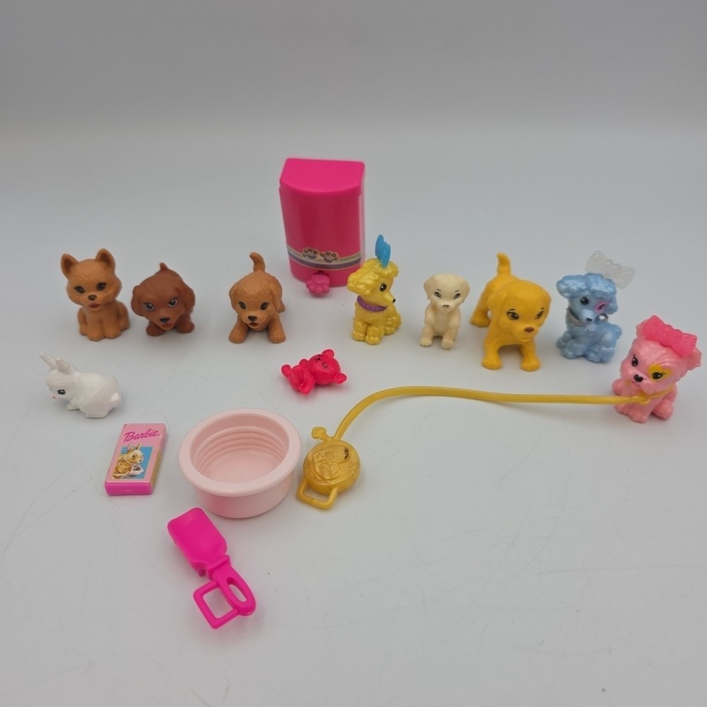 Barbie Doll Pets Animals Puppy Dogs Accessories Lot
